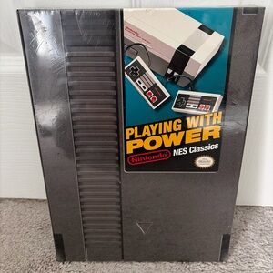 NINTENDO Playing With Power Nintendo NES Classics Hardcover Book New Sealed